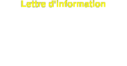 Lettre d'information